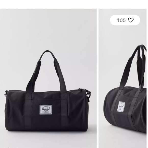 Herschel Supply Co. classic gym bag in black - Picture 2 of 4